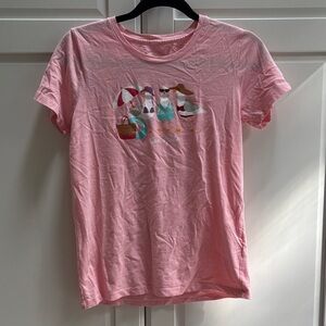 J. Crew Pink Graphic T-Shirt